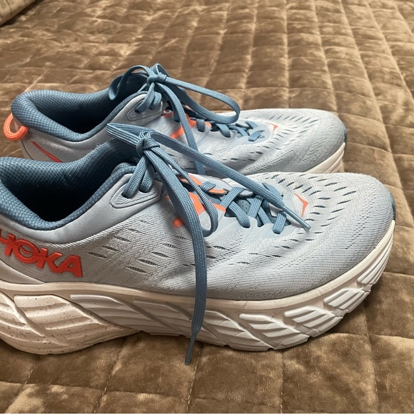 HOKA Women's Running Shoes, Blue Fog Plein Air, 6.5 Gently used - Picture 3 of 9